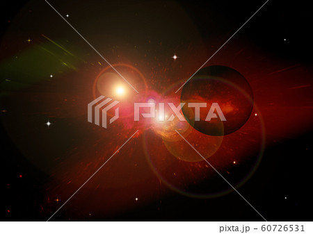 galaxy in a free space. 3D rendering 60726531