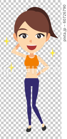 Woman who succeeded in body makeup Woman who succeeded in body makeup 60726790