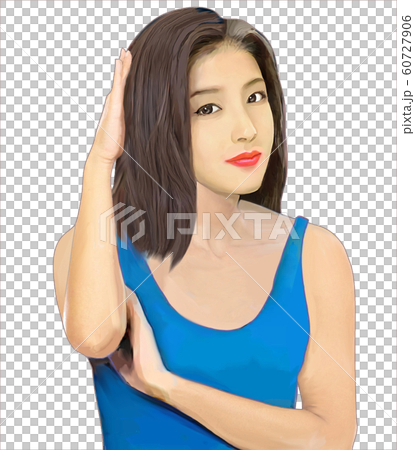 躊躇する美人女性 60727906