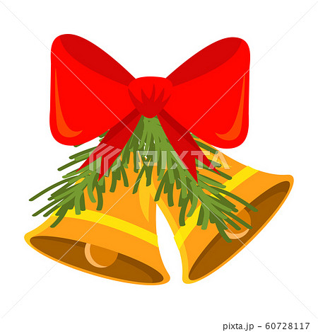 Christmas bells flat vector illustration Christmas bells flat vector illustration 60728117