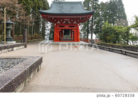 比叡山延暦寺 大講堂の鐘楼 比叡山延暦寺 大講堂の鐘楼 60728338