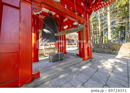 比叡山延暦寺 大講堂の鐘楼 比叡山延暦寺 大講堂の鐘楼 60728351