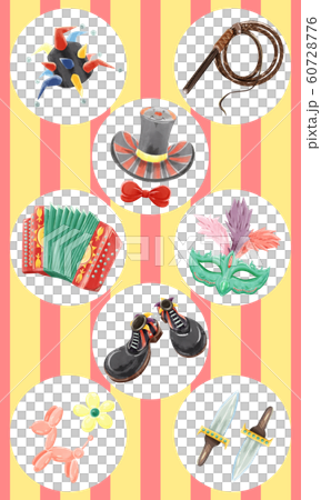 Circus props illustration 60728776