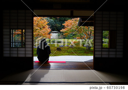 神奈川県鎌倉市 「寿福寺と紅葉」 神奈川県鎌倉市 「寿福寺と紅葉」 60730198