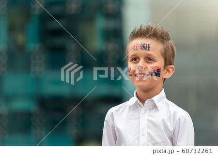 Portrait of smiling Austrlian boy Portrait of smiling Austrlian boy 60732261