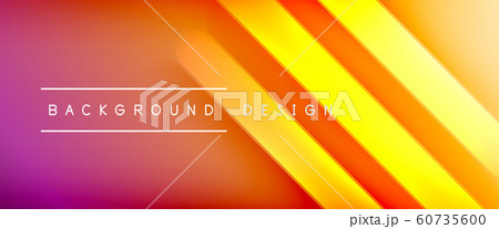Dynamic trendy fluid color gradient abstract background with flowing wave lines. Vector Illustration Dynamic trendy fluid color gradient abstract background with flowing wave lines. Vector Illustration 60735600