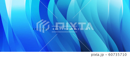 Dynamic trendy simple fluid color gradient abstract background with line effects. Vector Illustration For Wallpaper, Banner, Background, Card, Book Illustration, landing page 60735710