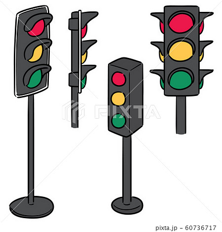 vector set of traffic light vector set of traffic light 60736717
