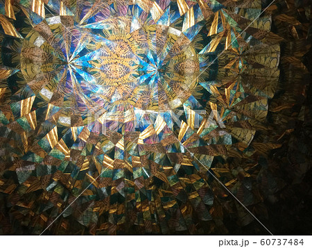 Kaleidoscopic image (shooting done with real 60737484