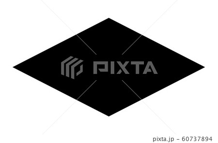 Rhombus black. Web icon with dark frame Rhombus black. Web icon with dark frame 60737894