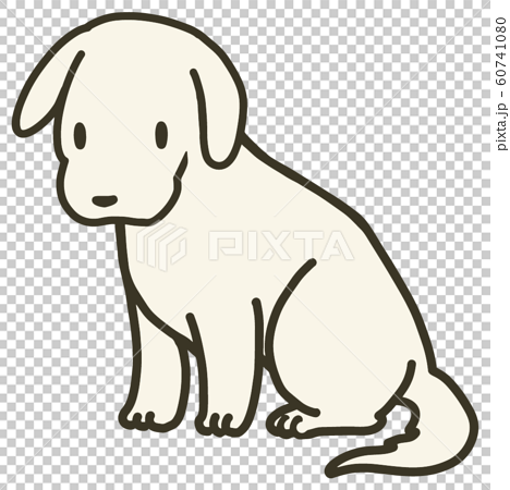 子犬のイラストのイラスト素材 60741080 Pixta