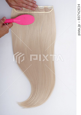 Straight virgin remy human hair extensions bundles 60742634