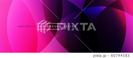 Dynamic trendy simple fluid color gradient abstract background with line effects. Vector Illustration For Wallpaper, Banner, Background, Card, Book Illustration, landing page 60744583