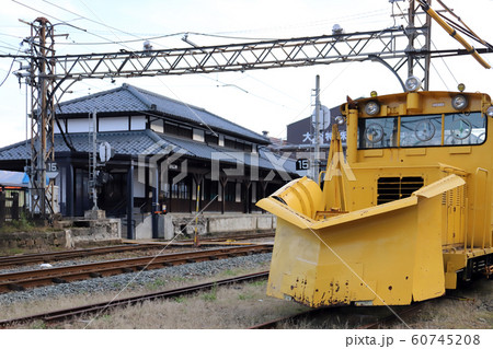 えちぜん鉄道勝山駅 ラッセル車(福井県 勝山市) えちぜん鉄道勝山駅 ラッセル車(福井県 勝山市) 60745208