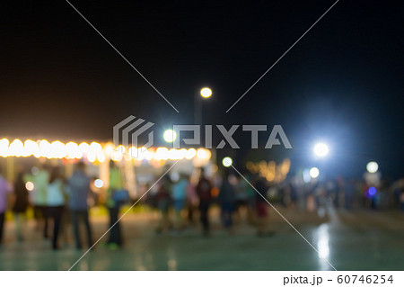 Wide Angle Blurred People in Loi Krathong Festival at Phayao Thailand Wide Angle Blurred People in Loi Krathong Festival at Phayao Thailand 60746254