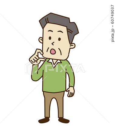 唖然とする中年 60749037