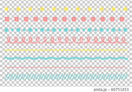 Ruled line set handwritten style 60751853