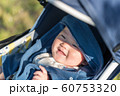 ベビーカーに乗る赤ちゃん 60753320