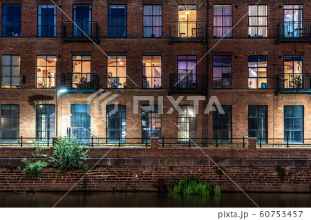 Industrial style apartment building 60753457