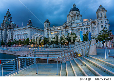 Historic landmark buildings along the waterfront Historic landmark buildings along the waterfront 60753584