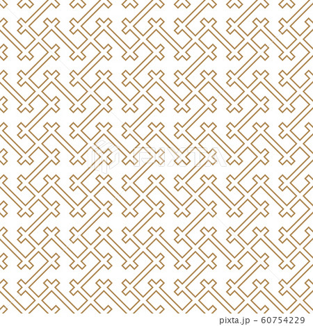 Seamless geometric pattern in golden and Seamless geometric pattern in golden and 60754229