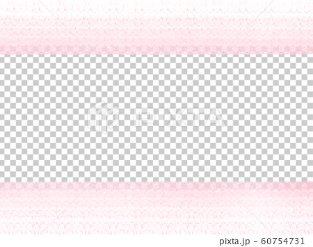 ピンクのレースを重ねた白背景イラストのイラスト素材