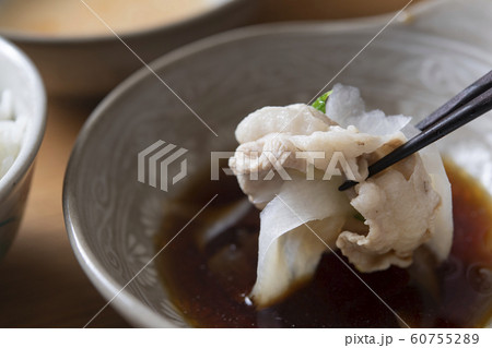 豚肉と大根スライスのしゃぶしゃぶ（ポン酢） 60755289