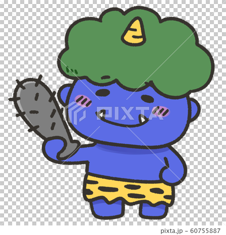 簡單可愛的藍色惡魔 60755887