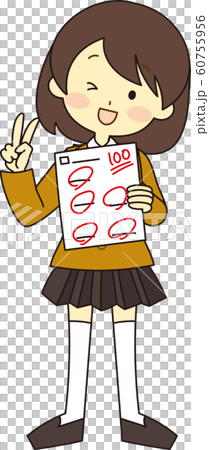 測試 100點 勝利手勢 60755956