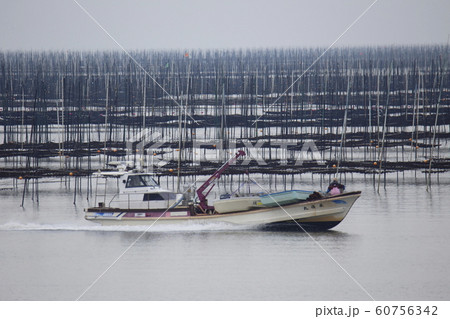 大牟田市 三池港 海苔船、 大牟田市 三池港 海苔船、 60756342