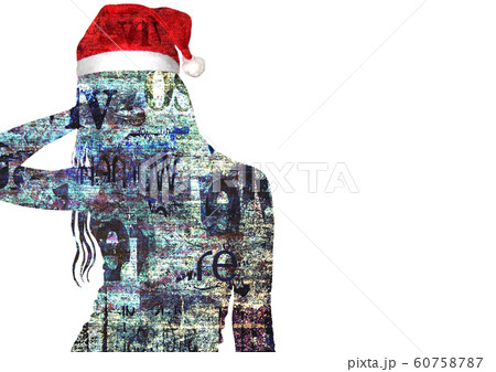Mixed media contemporary fashion New Year art  60758787