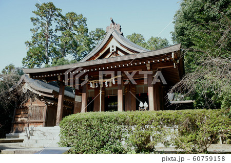 奈良　飛鳥坐神社拝殿 60759158