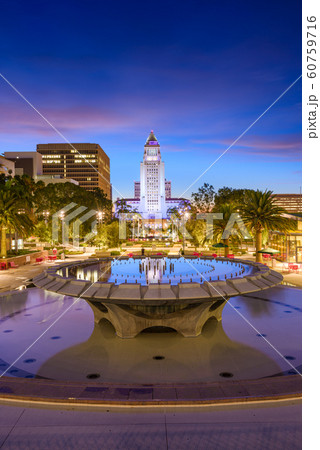 Los Angeles, California at City Hall. 60759716