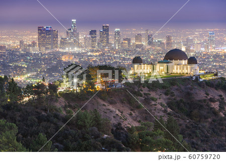Los Angeles, California, USA downtown skyline 60759720
