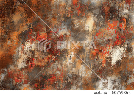 Abstract painting. Brushstrokes , spots of paint. Multicolored background. Painted rouge texture. Artistic canvas.  Modern art. 60759862