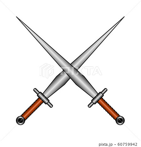 Set of crossing swords icons. Stock Vector by ©maximmmmum 41588327