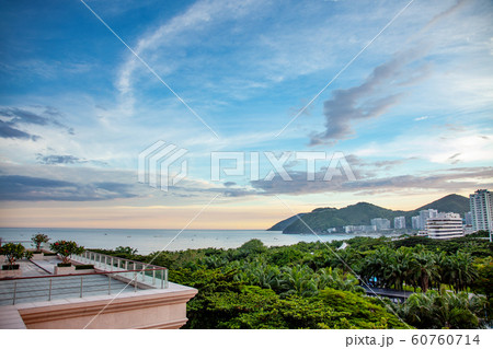 China Hainan Island Landscape Sunset Sea View China Hainan Island Landscape Sunset Sea View 60760714