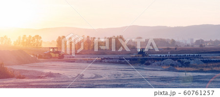 closer look at construction site while building a 60761257