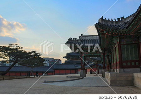 韓国の世界遺産 昌徳宮の写真素材