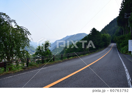 静岡県 国道362号線の風景 静岡県 国道362号線の風景 60763792