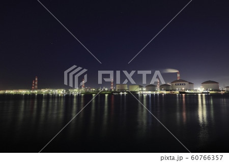 鹿島港　港公園より鹿島石油方面を望む 60766357