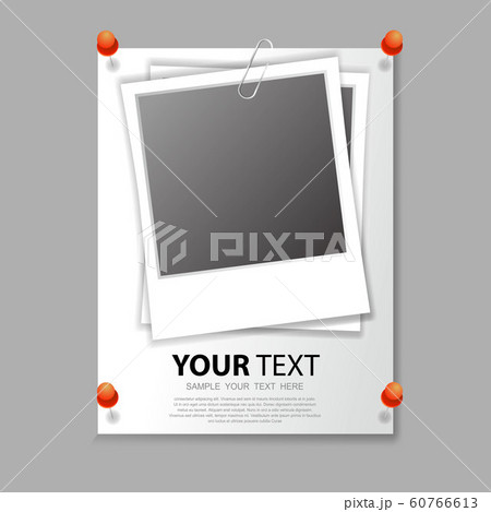 Retro realistic photo frame Retro realistic photo frame 60766613