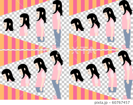 Good posture and bad posture 60767457