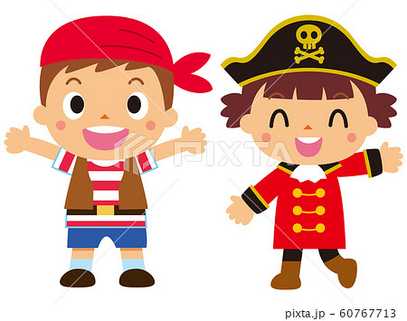 海賊の子供のイラスト素材