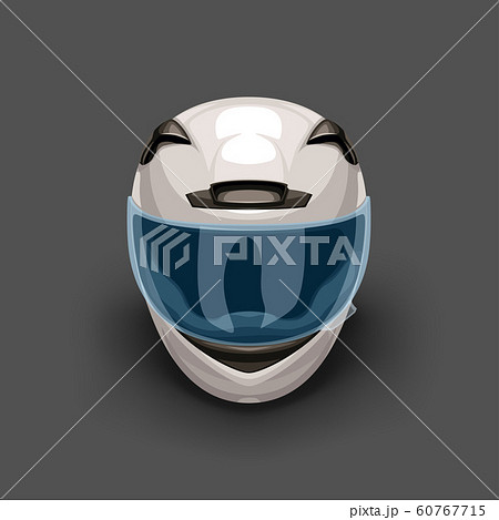 white racing helmet on dark grey white racing helmet on dark grey 60767715