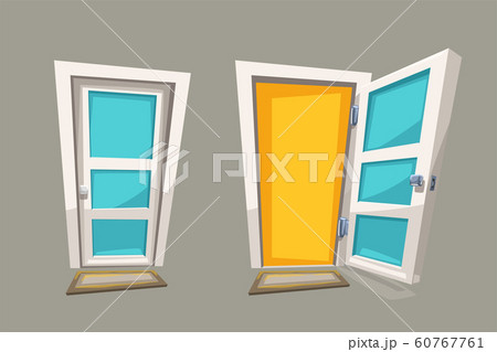 cartoon open and close doors cartoon open and close doors 60767761