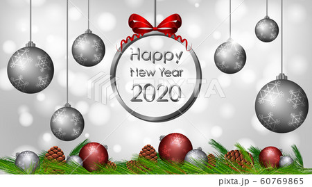 Poster design for New Year 2020 60769865