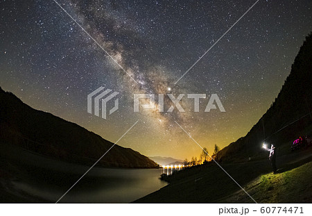 milky way visible from nagano japan milky way visible from nagano japan 60774471