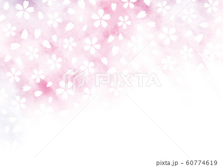 桜 水彩 テクスチャ 背景 ピンクのイラスト素材