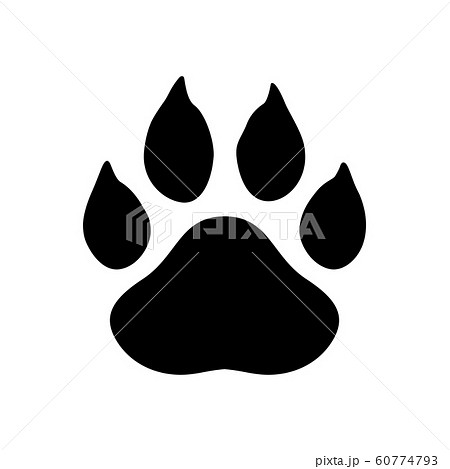 Dog Paw Vector Bear Footprint Icon Cat Pet のイラスト素材